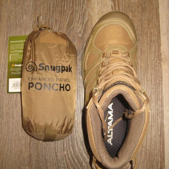 Snugpak Enhanced Patrol Poncho Coyote Brown - Picture 2 of 2